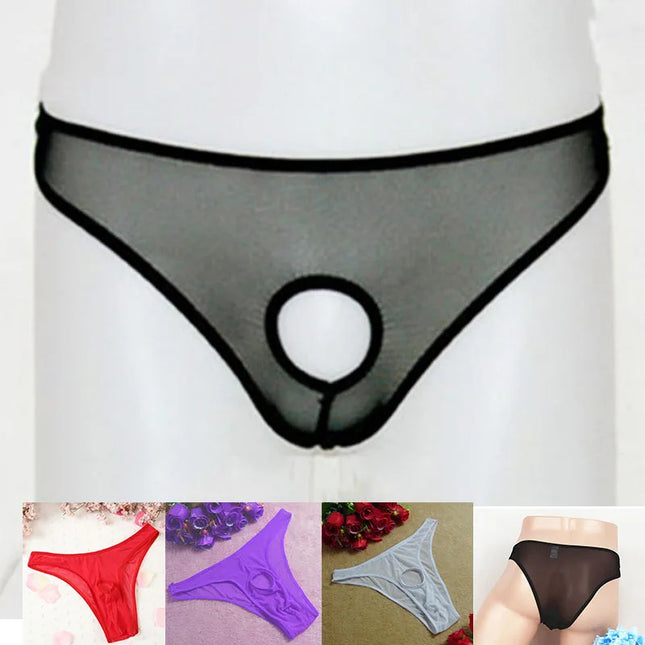 Men Chastity mesh chastity Bondage Sexy Thong Mens hole on penis Erotic lover game Male GString Adult game Sex Toys Panty