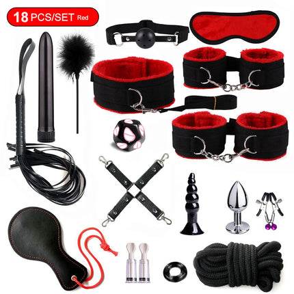 BDSM Kits Sex Bondage Vibrators Sex toys for Women Couples Adult 18 Handcuffs erotic accessories anal plug Dildo Sexy Toys Shop