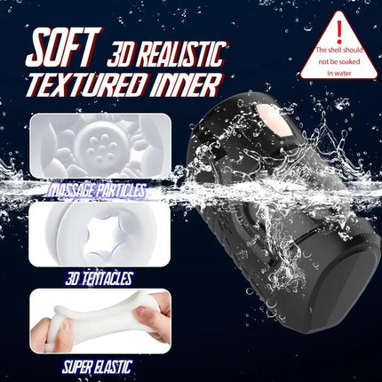 Men Masturebstor Machine Automatic 10 Thrusting 10 Vibration Visual Male Masterburtor Pocket Machine Devices Adult Toy