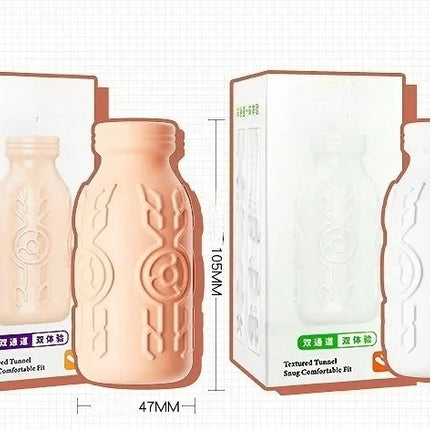 Male Portable Masturbator Cup Sex Toy for Men Penis Trainer Pocket Pussy Real Vagina Anal Airflow Suction Control Adult Products