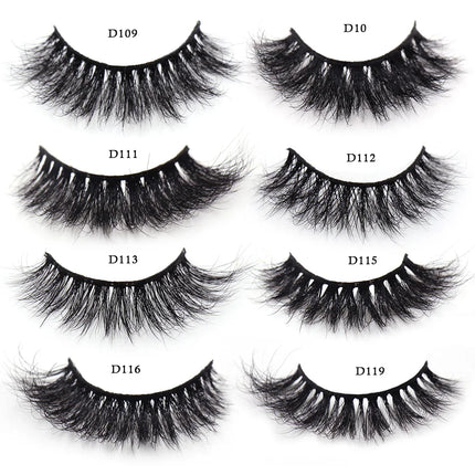 LEHUAMAO  3D Mink Lashes Wholesale Mink False Eyelashes Bulk 10/30/50 Pairs Soft Fluffy Natural Mink Lashes Makeup Mink Eyelashe