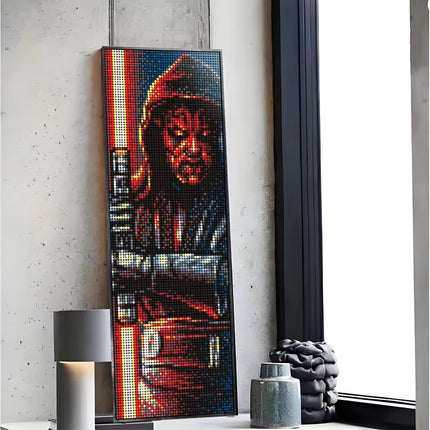 31200 MOC Darth Maul Classic Pixel Art Painting Building Blocks Set Mosaic Bricks Movie Toys Wall-mounted Best Birthday Gift