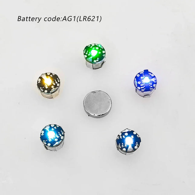 2pcs Magnetic Control Led Lamp Wireless Light Model Toys for Diy Model Making/Cars/House Decoration/Diorama/Robots with Battery