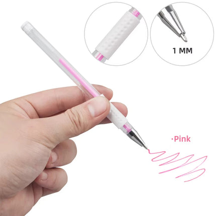 2/6Pcs Skin Marker Pen Tattoo Pens Professional Eyelash Extension Set For Lip Tattoo Eyebrow Piercing Scribe Surgical Skin Tool