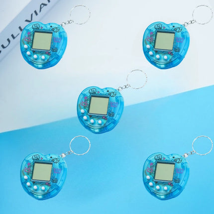 1/3/5PCS Transparent Electronic Pets Game Handheld Game Console Toy Virtual Cyber Digital Pet Pixel Funny Gift Play Toy