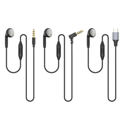 DXAB In Ear Headphone Single Side Earbud With Integrated Microphone Cable, Compatible for Most Device HandsFree Communication