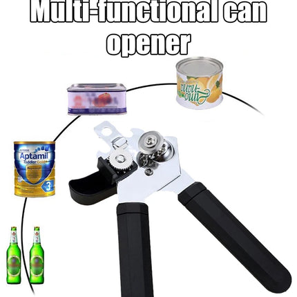 Stainless Steel Multifunctional Professional Can Manual Can Opener Craft Beer Grip Can Opener Bottle Opener Kitchen Gadgets