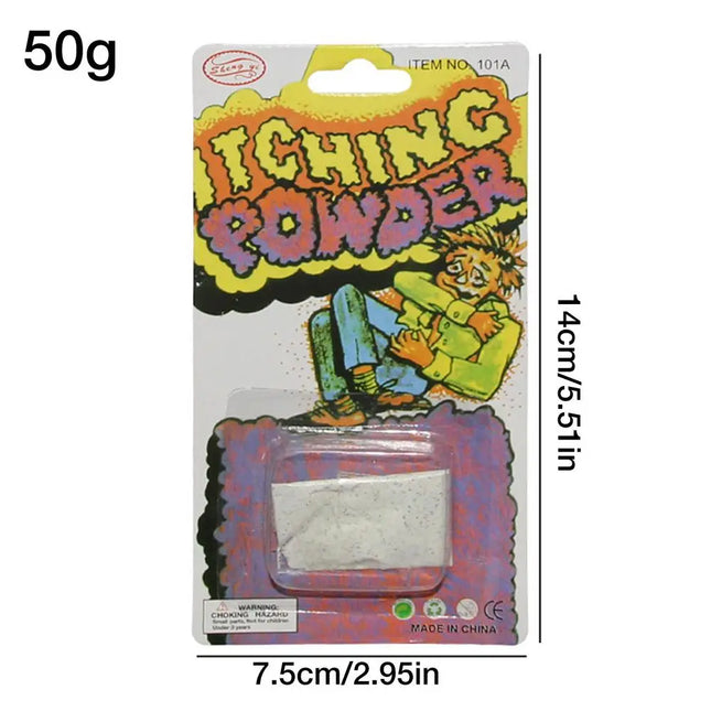 10PCS Itch Itching Powder Packages Halloween Trick Prop Itching Powder Prank Halloween Party Supplies