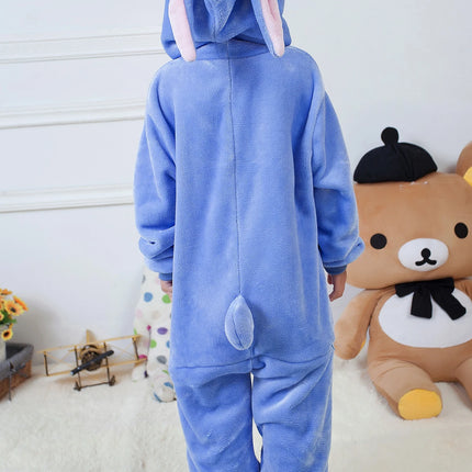 Kigurumi Kids Stitch Animal Cartoon Pajamas Children Sleepwear Girls Boys Onesies Cosplay Costumes For Christmas Halloween Party