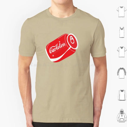 Carleton Coke Can T Shirt Big Size 100% Cotton Coke Carleton Carleton University