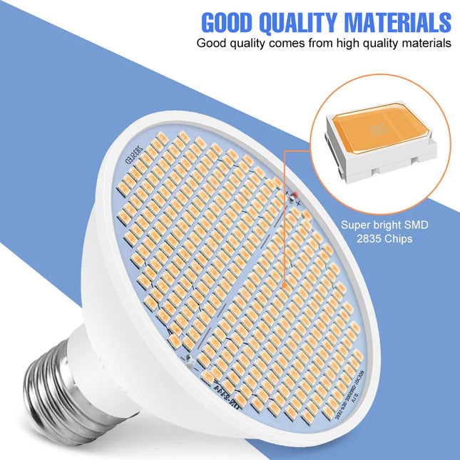 LED E27/E26 Light Bulb AC220V Spotlight Ceiling Lamp 126/200/300leds Chandelier 110V Home Study Room Balcony Lighting Cool/Warm