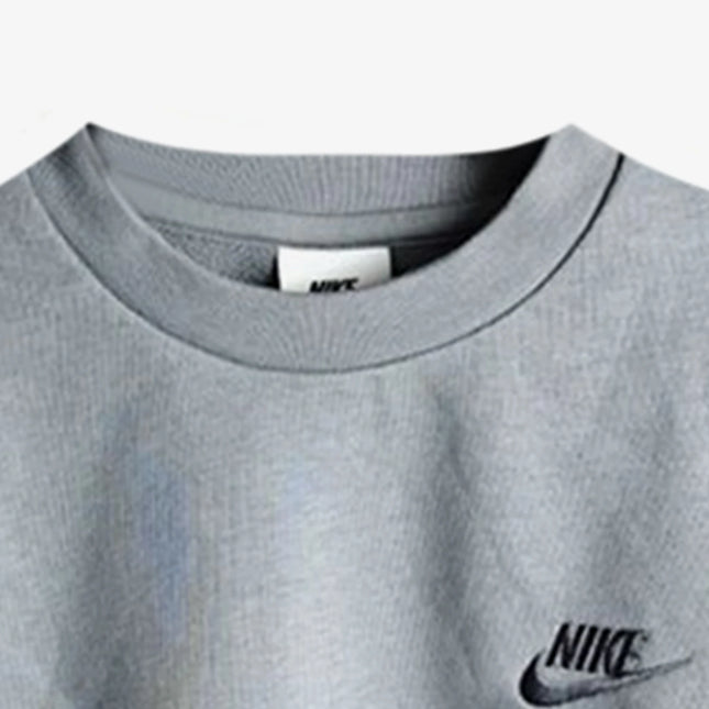 Nike Official Genuine New Big Kids Knitted Round Neck Sports Hoodie Sweatshirt HF1138-030