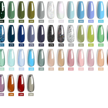LIMEGIRL 8ML Nail Gel Polish Nail Supplies Vernis Semi Permanent Nail Art Manicure Soak Off LED UV Gel Nail Varnishes