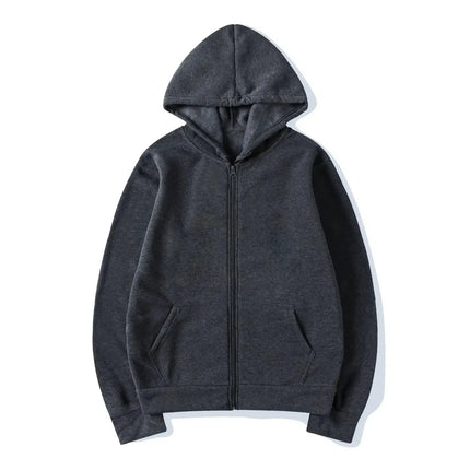 Casual Fashion Black Gray Blue Zip Hip Hop Sportswear Sweatshirt Men/Women Publishing House Men's Hoodie promo streetwear promo