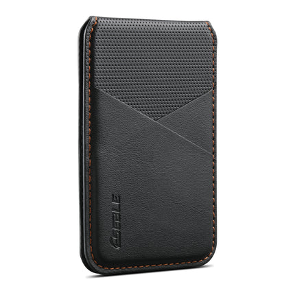 Luxury Business Leather Wallet Card Holder Bag For iPhone & Samsung Galaxy MagSafe Accessories With Slim Geometric Design Gift