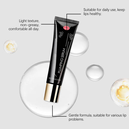 Glow Lip Serum Remove Dead Skin Fade Lip Lines Hydration Moisturizing Lip Balm Reduce Dry Anti-Dry Crack Increase Lip Elasticity