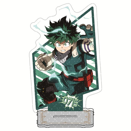 My Hero Academia Action Pose Version 10cm Acrylic Stand Figures keychain Anime Collectible Merchandise Decoration Fan Gift