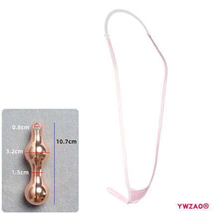 YWZAO Hanging Neck Underwear Adult Plug Anal Fisting Toys Butt Dildo Thongs Lingerie Anus Ass Panties Men's Briefs Sexy Gay