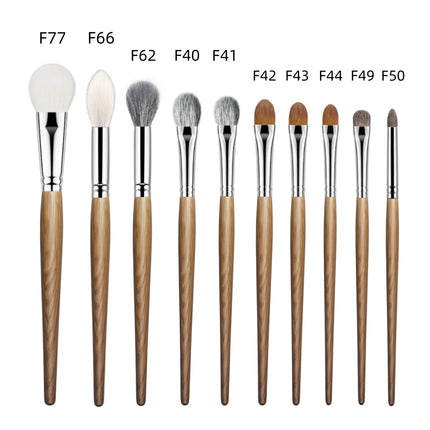 Natural Hair Blush Brush Face Highlighter Shadow Makeup Brushes Natural Goat Hairs Bronzer Pro Essential Cosmetic Tools