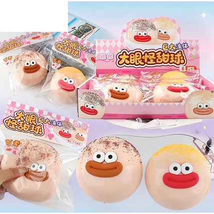 Slow Rebound Smushers Face Squish Funny Soft Sensory Pinch Ball Decompression Toy for Office Home Decor Novelty Gift for Adults