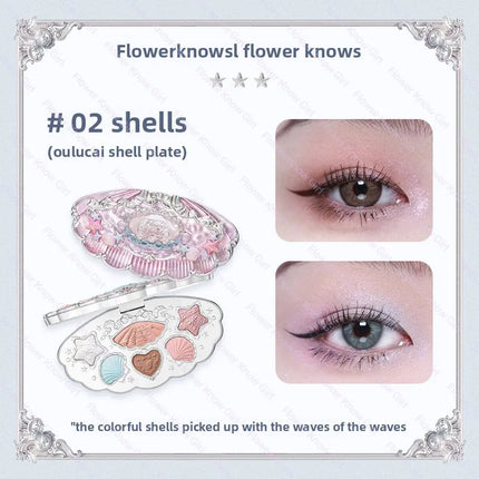 Flowerknows Strawberry Cupid Collection Facial Complexion Palette Blush Eyeshadow Highlighter Flower Know Face Bronzer Palette