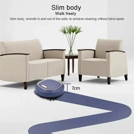 2026 New Smart Sweeping Robot Silent Vacuum Cleaner Sweep Mop Brush 3-in-1 Multi-function Intelligent Automatic Vacuum Cleaner