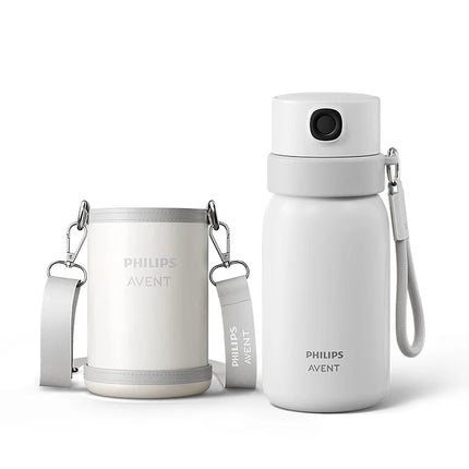 Philips 560ml Insulated cup, children's insulated cup,Safe water cup with fingerprint unlock and water temperature display