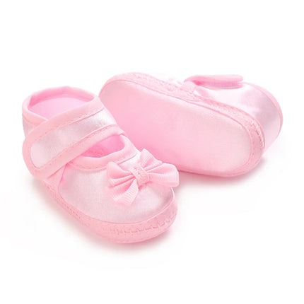 Multiple Options Newborn Baby First Baptist Shoe: Newborn Boy and Girl White Baptist Shoes Soft Sole Walking Shoes Size-9CM-10CM