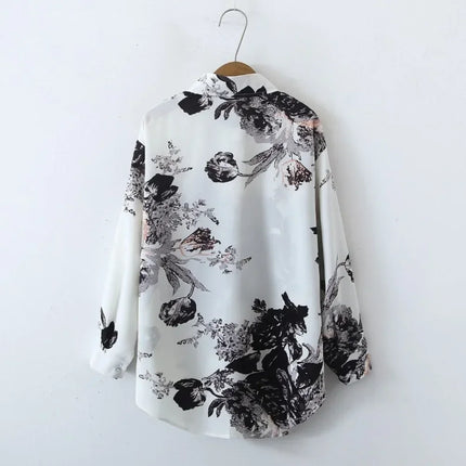 Blouse Fashion T Shirt Woman Casual Summer Tees Streetwear Print Tshirt Autumn Shirts for Women Clothes Vintage T-Shirts Y2k Top