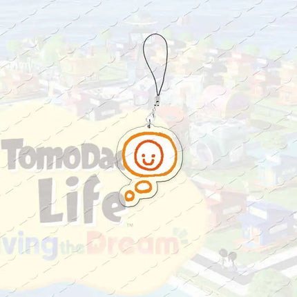 Acrylic Hot Video Game Tomodachi Life Small Pendant Phone Chain Window Mobile Phone Charms Fans Gamers Gifts