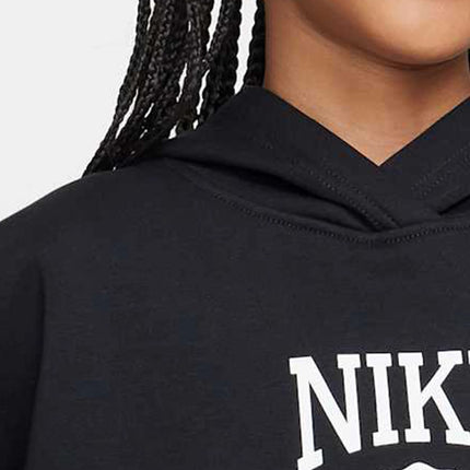 Nike genuine CLUB FLEECE Big Kids Casual Hooded Sweatshirt HJ3371-010