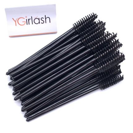 50/10 PCS/Pack Disposable Eyelash Swab Mini Individual Lash Applicators Mascara Brush Eyelashes Extension For Maquillaje Makeup