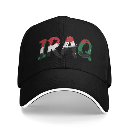Women Men Iraq Flag Iraqi Outdoor Hat  Trucker Cap Casual Baseball Cap Snapback Hats