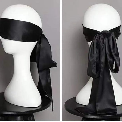 1PC Sexy Silk Sleep Mask Blindfold Gift High Quality BDSM Bondage Handcuffs Restraints Sex Toys Couples Adults Hot New Best