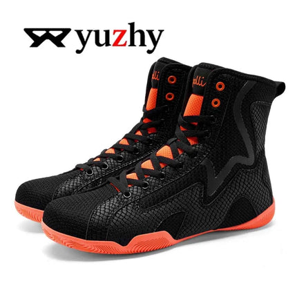 Lexsan Training Wrestling Shoes Men female Fitness Boxing Shoes Mesh Breathable Boxing Shoes Men High Quality Wrestling Shoes