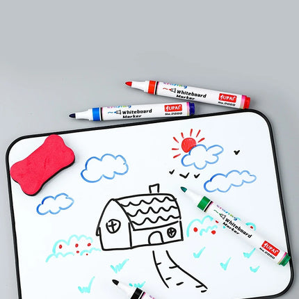 1/4pcs White Board Marker Pens Erasable Water-Based Marker Pens For Teaching Recommended Office Supplies A7932