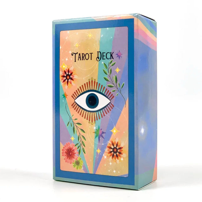 Hot-selling Tarot Cards 78 Exquisite Oracle Cards English Visions Fate Divination Edition Borad Playing Games For Easy Beginners