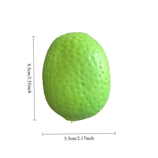 Handmade Crispy Lemon Stress Ball Squeeze Toy Color-Changing Fruit Crunchy Squishy Fidget Ball ASMR Sensory Stress Relief Toy