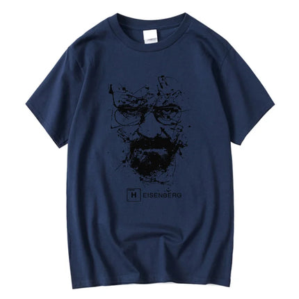Men Fashion Casual Top Quality Cotton Blend Breaking Bad T Shirts Men Heisenberg Camisetas Hombre Men Cool Tee Shirt Tops