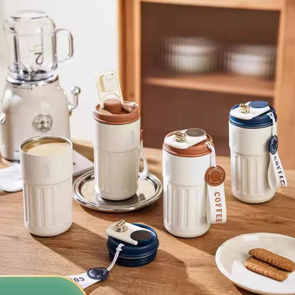 THERMOS Smart Vacuum Cup Bottle Water Digital LED Temperature Coffee Cup 316 Stainless Steel Office Cup Business Portable Mug