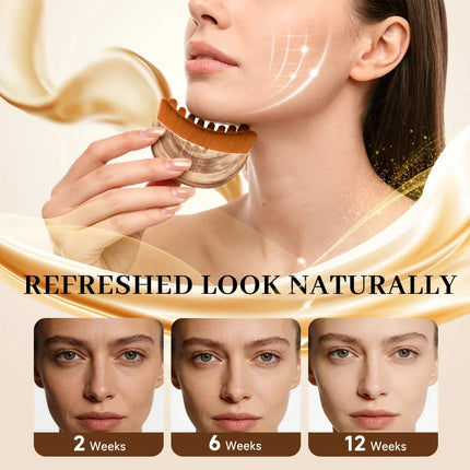 1/2 Pcs Lymphatic Contour Face Brush for Sculpting Anti-Puffiness, Detox & Lift, Improves Skin Glow Absorption