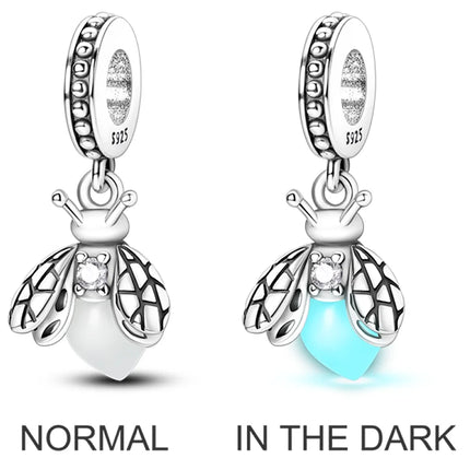 Inlaid Zircon Charm Beads 925 Sterling Silver Color Love Heart Snake Dangle Fit Original Bangle Bracelet Charms Pendant Jewelry