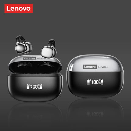 Lenovo Open Ear Wireless Earbuds Bluetooth 6.0 Comfort Clip On Gaming Sports Earphones LED Digital Power Display RS119 Pro
