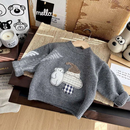 Children's Sweaters for Autumn Winter Kids Boys' Tops Kids' Sweaters Baby Girls' Pullover Sweater