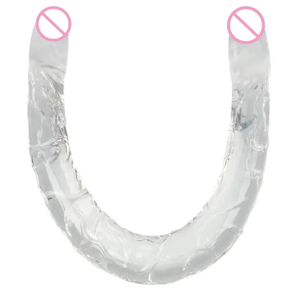 Adult Sex Toy Anal Toy Dual-head Ultra-long and Extra-large Simulated Dual-head Fake Penis, Simulated Penis, Lesbian Dildo 18+