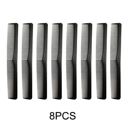 5 Pieces Carbon Fiber Wide Tooth Hair Comb Fine Cutting Styling & Trimming for Men & Women Salon And Home Use