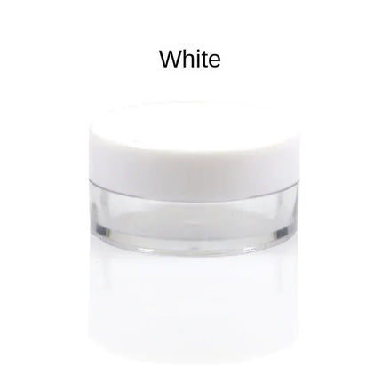 100pcs 2g/5g/10g Empty Cosmetic Makeup Jar Pots Plastic Sample Container Transparent Sample Bottles Eyeshadow Cream Lip Balm