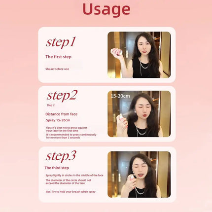 New Liquid Powder Blusher Rosy Cheeks Spray 30ml Waterproof Facial Shadow Highlight Nose Lasting Brightening Rouge Student Girl