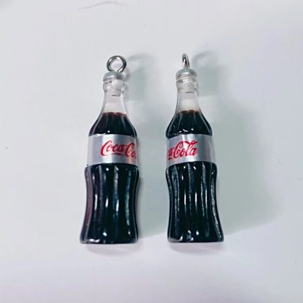 10pcs Kawaii Drink Bottle Cute Resin  Phone Charms for Jewelry  Making Diy Pendants  Necklace Keychain Bracelets Earring Charms