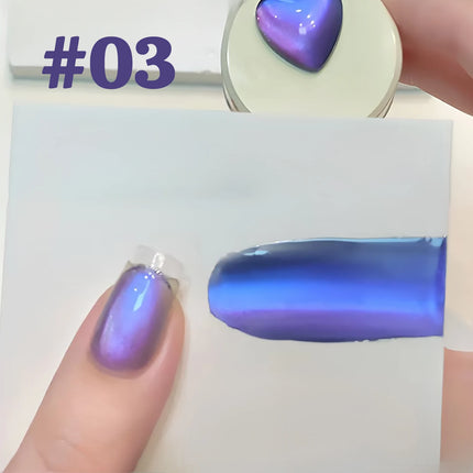 TC 10ML Purple cat eye Nail Gel polish set Semi Permanent Nail Art Soaking UV LED Nail Salon DIY Nail Salon Gel